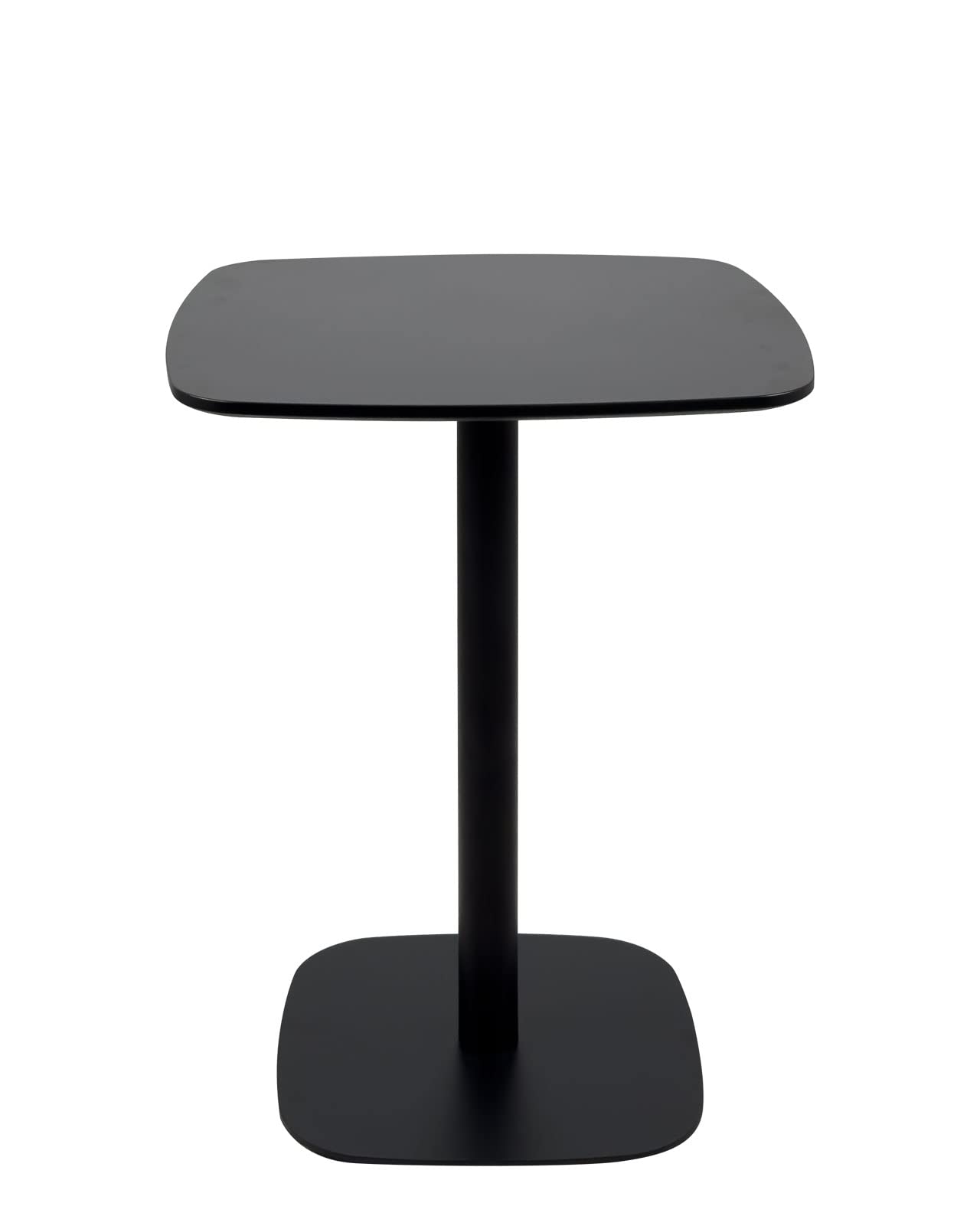 Table Bistrot 60 x 60 cm, Hauteur 75 cm, Pied Métal SILA Noir - 2