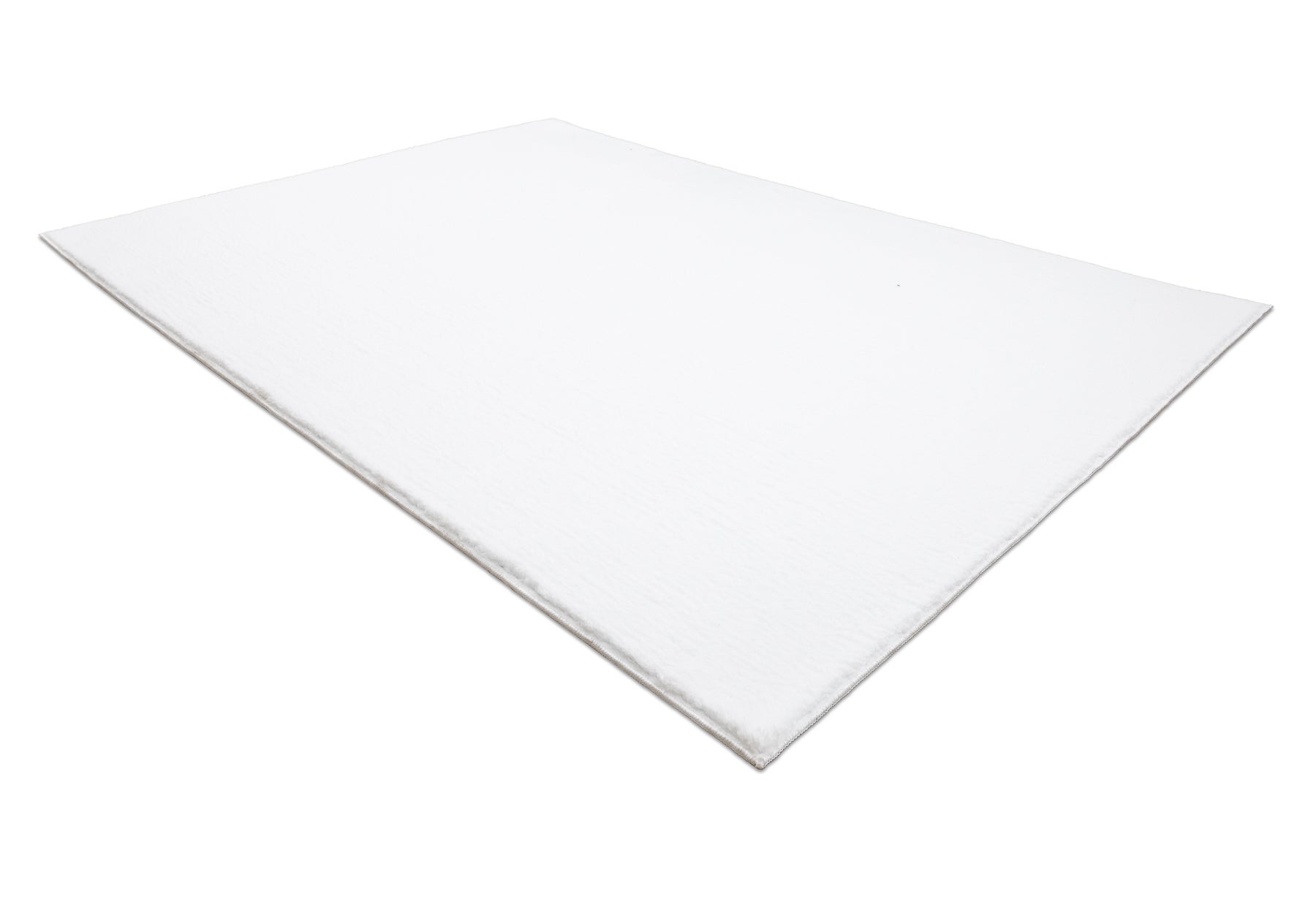Tappeto da lavaggio moderno LINDO bianco, antiscivolo, a pelo lungo 80x150 cm - 4