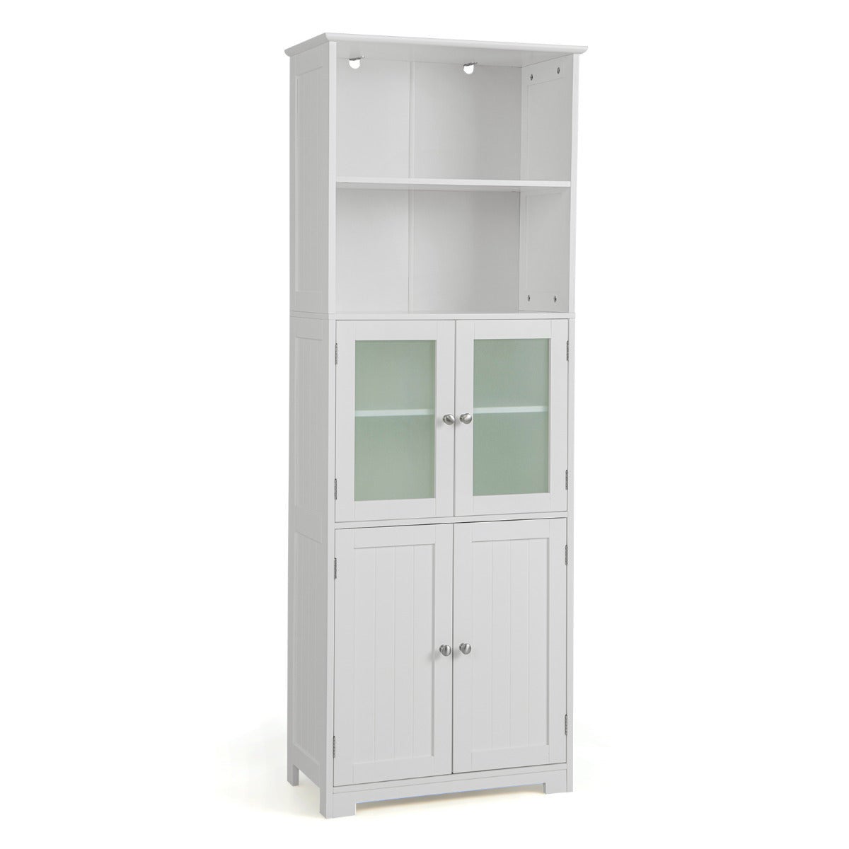 Essenza Armario Alto Con 2 Puertas, Cajón Y Estantes Ajustables Para Baño – Blanco , Leroy Merlin