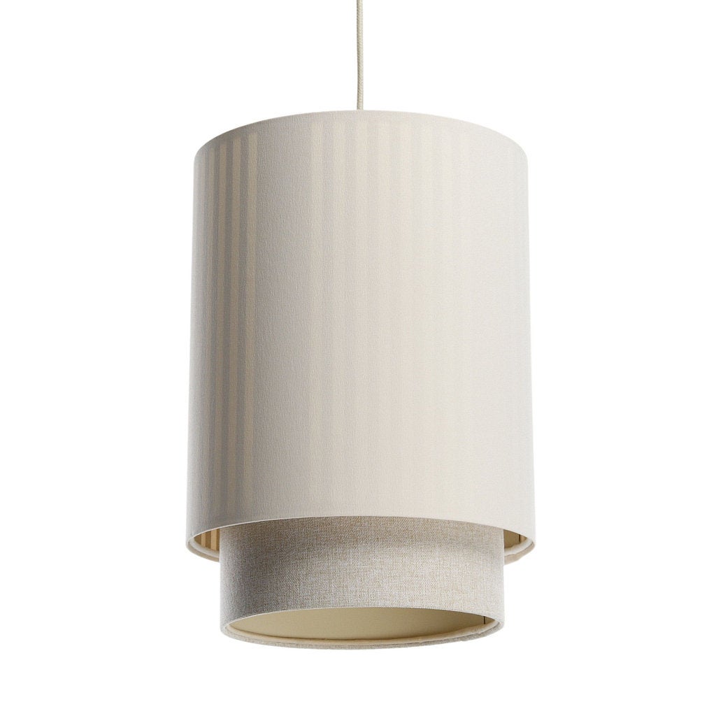 Lampa wisząca DUO LAMI LINE 25 kremowa