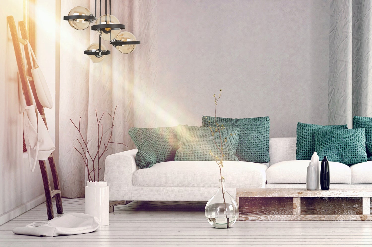 Lampa sufitowa wisząca modern 4xE27 klosz okrągły czarny/miodowy Light Home LH - 3