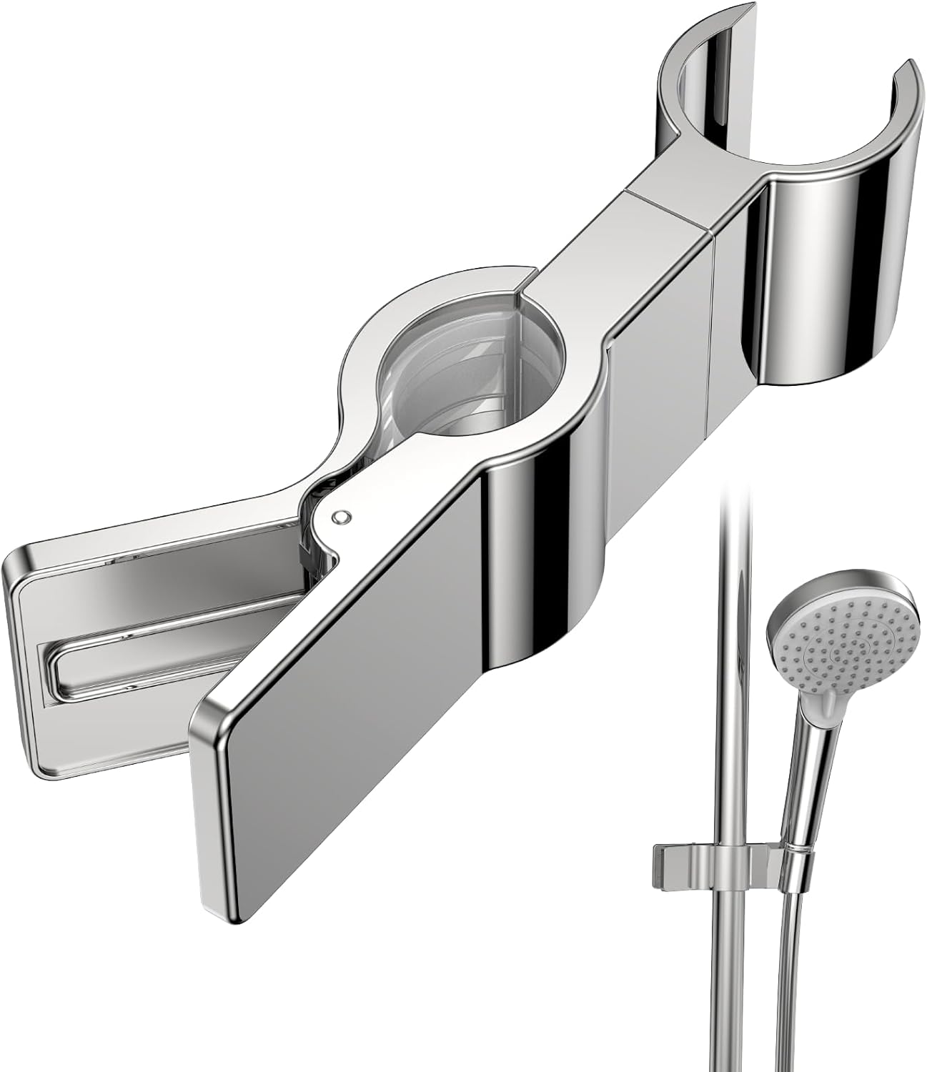 Soporte Portátil Para Cabezal De Ducha De Aleación De Zinc – Fijación Fuerte 43x80 Mm