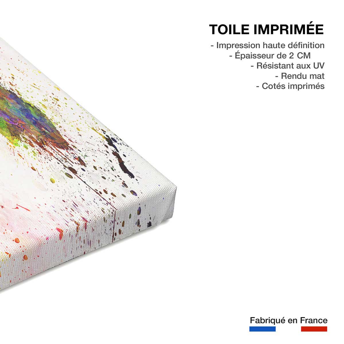 Tableau carte du monde, 80,50cm - 3