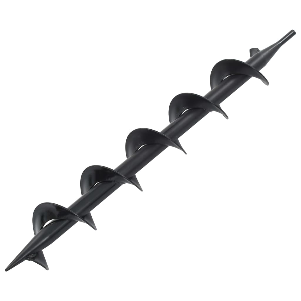 QWORK Foret De Terre Ø150mm X 80cm Avec Adaptateur SDS PLUS - Tarière Pour Perceuse, Plantation Arbres