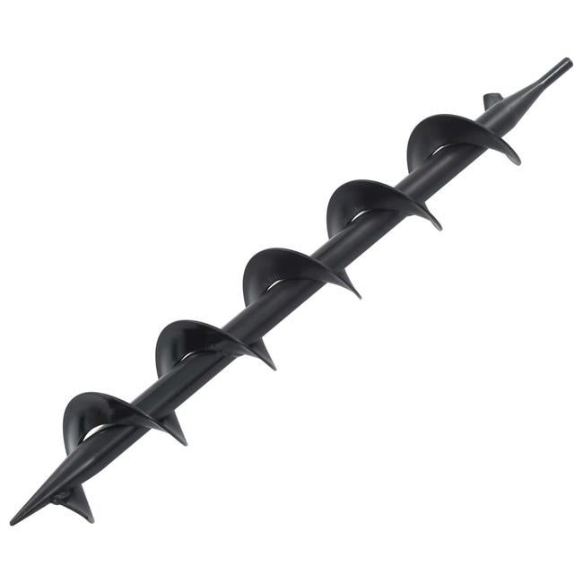 QWORK Foret De Terre Ø150mm X 80cm Avec Adaptateur SDS PLUS - Tarière Pour Perceuse, Plantation Arbres