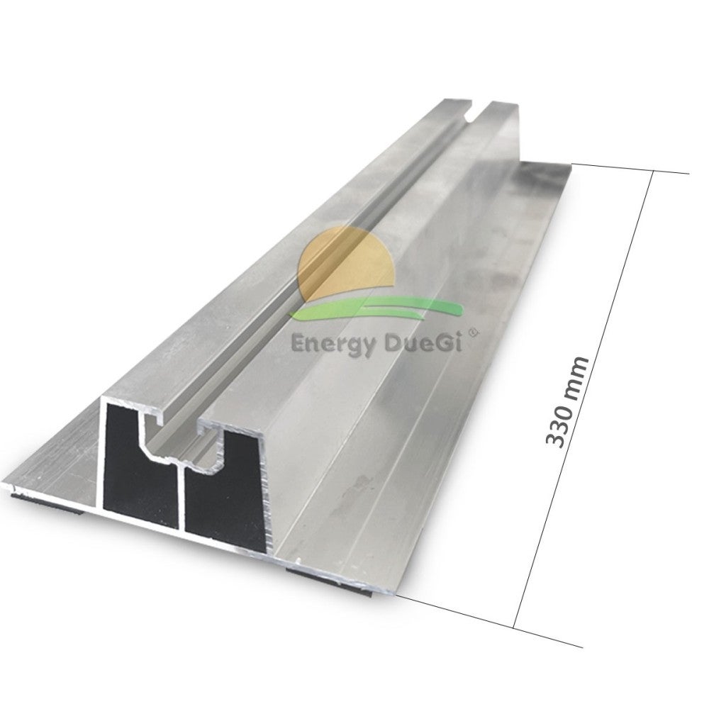 Structure de montage pour tôle ondulée pour 6 panneaux photovoltaïques - 3