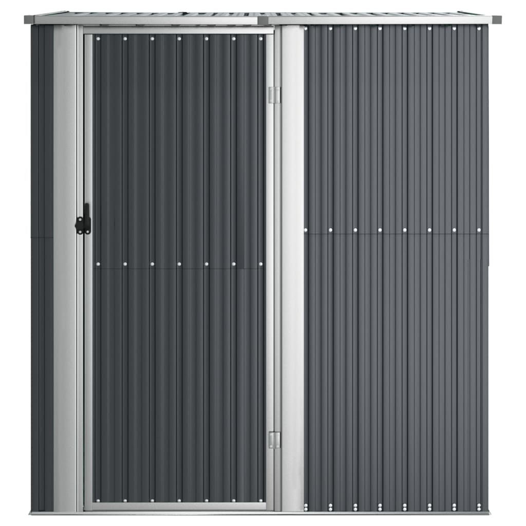 Caseta jardín acero galvanizado antracita 180,5x97x209,5 cm vidaXL - 4