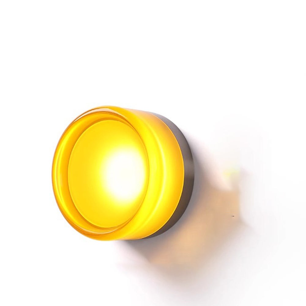 Szklana lampa ścienna, nowoczesny i minimalistyczny design, idealna do hoteli, pensjonatów, sypialni, dekoracyjna lampa ścienna - Amber