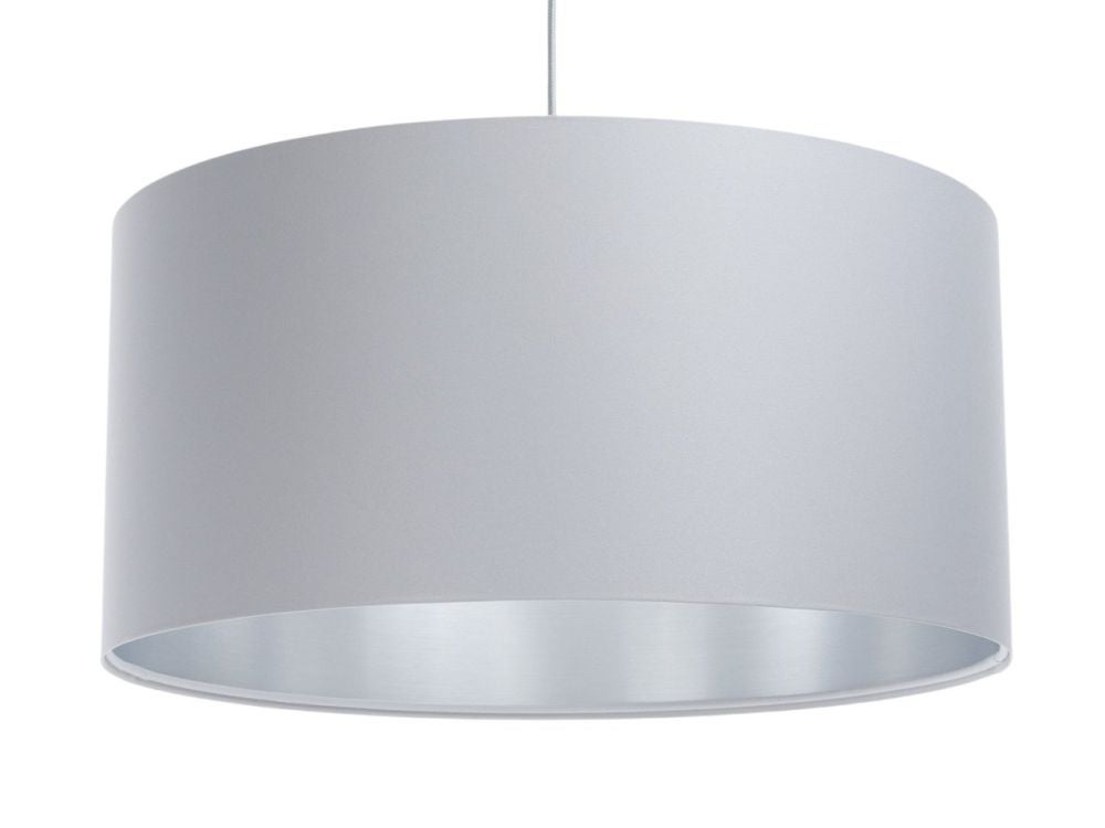Lampa wisząca MODERN 40 szara/srebrne lustro