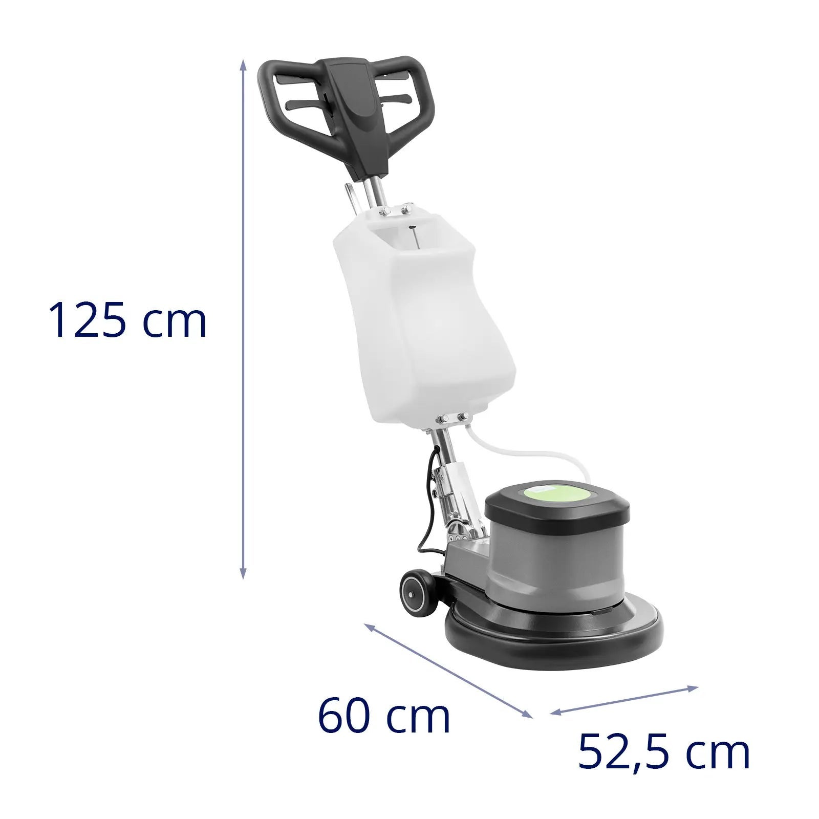 Lavadora de pisos profissional/máquina de limpeza de pisos 43 cm preto e branco 14_0008246 - 8