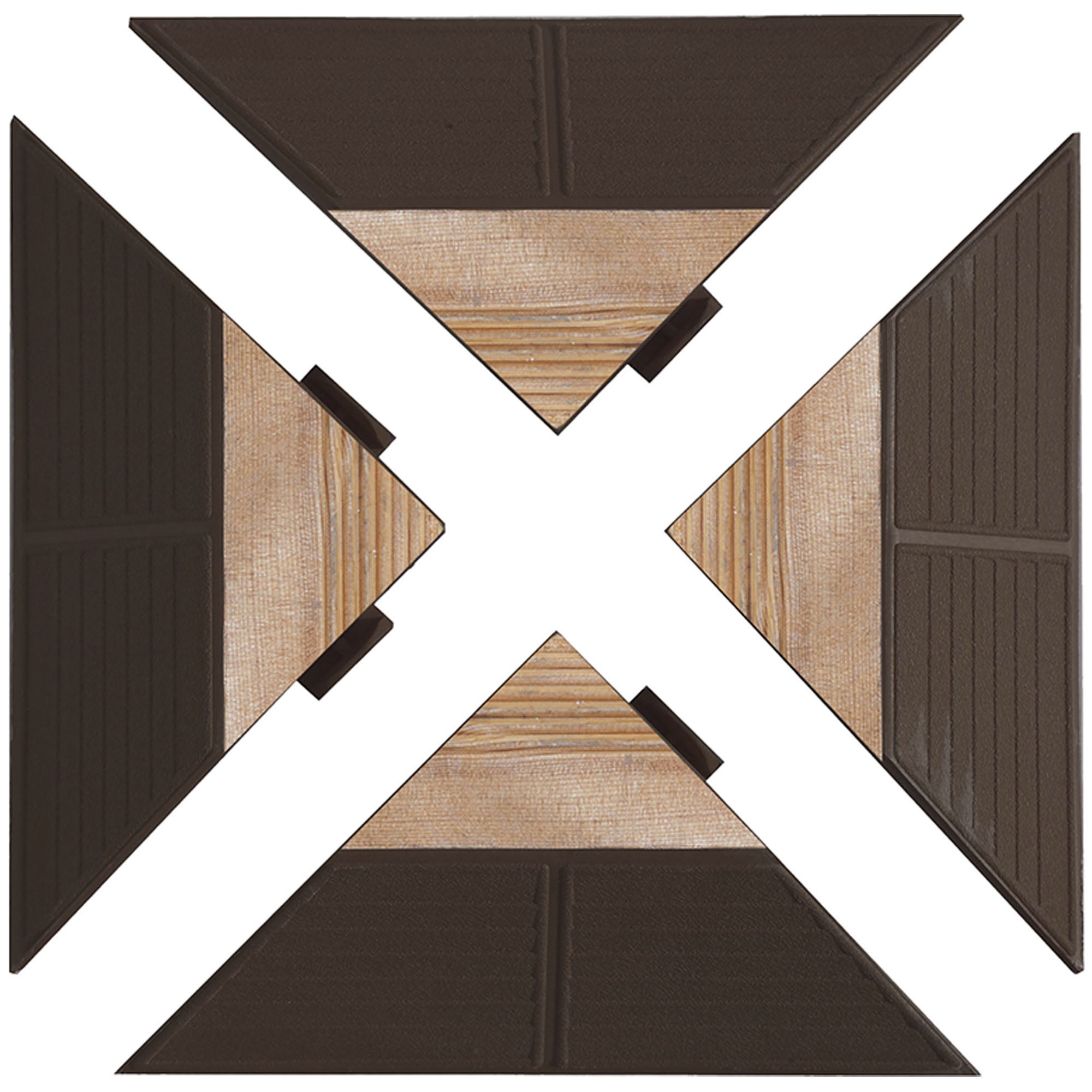 Set de 4 esquinas madera combi-wood
