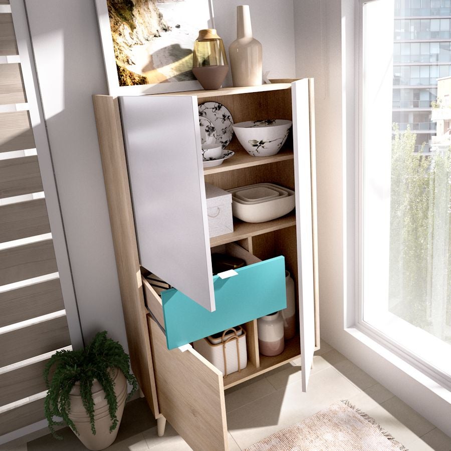 NOVA Modulo Vertical 2 puertas 1 cajon - 3
