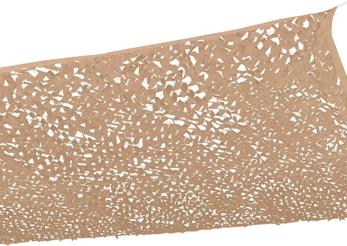 Żagiel przeciwsłoneczny prostokątny, wzór kamuflażu 4x6, piaskowy