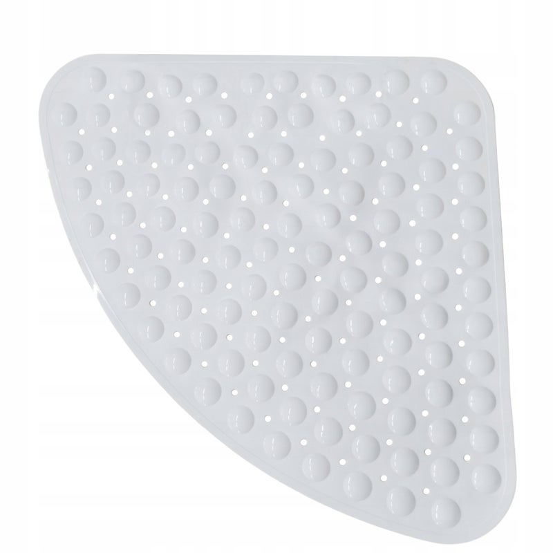 Mata antypoślizgowa Sepio 54x54 narożna do wanny i prysznica biała