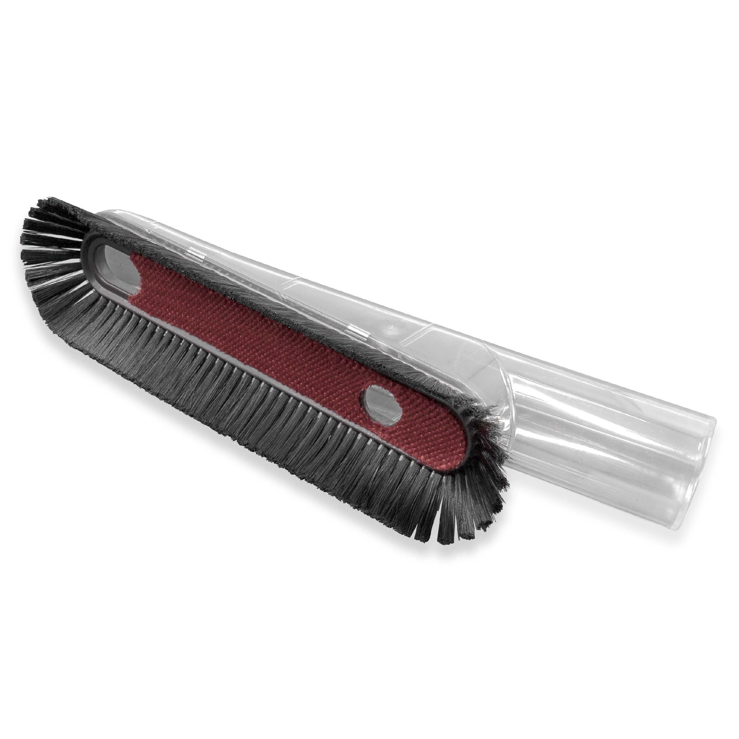vhbw Brosse pour meubles Brosse anti-poussière pour aspirateur avec raccord rond 32 mm - 5,9cm pour sol sensible - 4