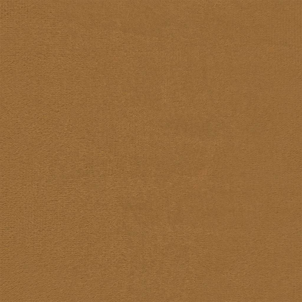 Set di Divani 2 pz con Cuscini e Rinforzi Marrone in Velluto vidaXL - 8