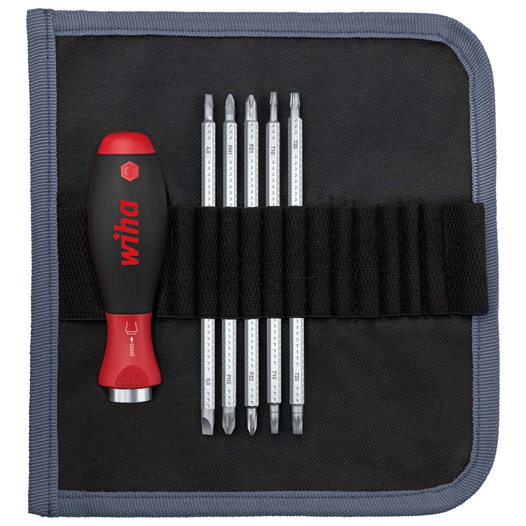 Wiha Jeu de tournevis avec lames interchangeables SYSTEM 6 mélangé 6 pcs (32298) - 4