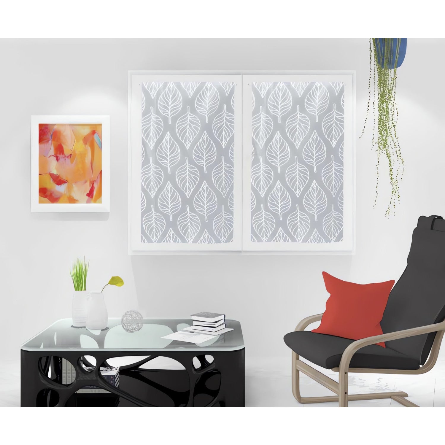 Paire de brise bise 60x120 cm MAUD blanc, par Soleil d'Ocre | Leroy Merlin