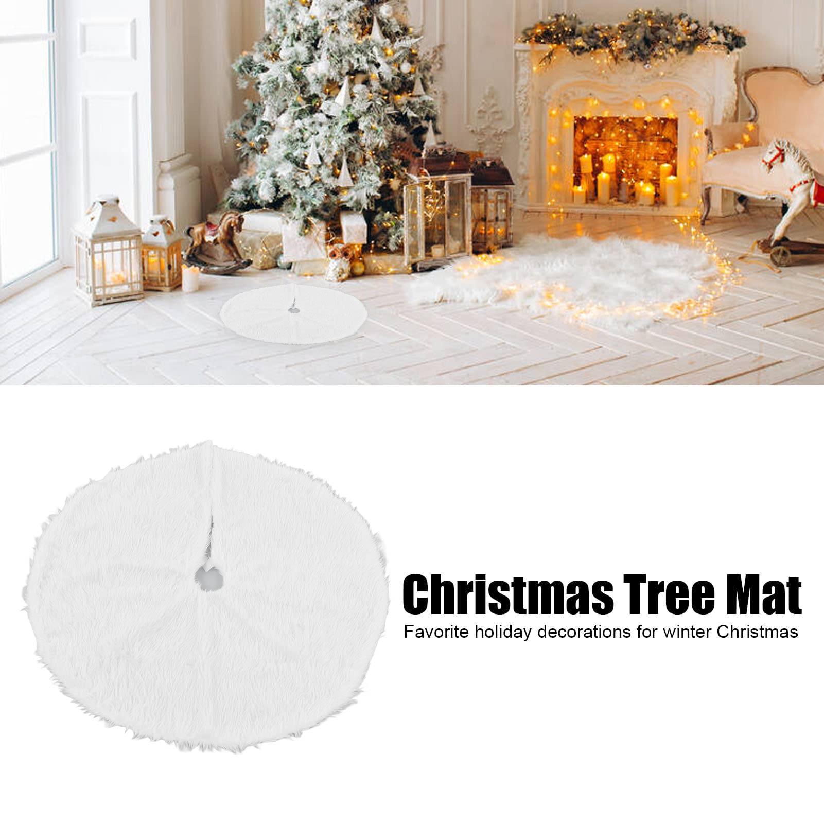 Gonna per albero di Natale, tappetino di copertura della base dell