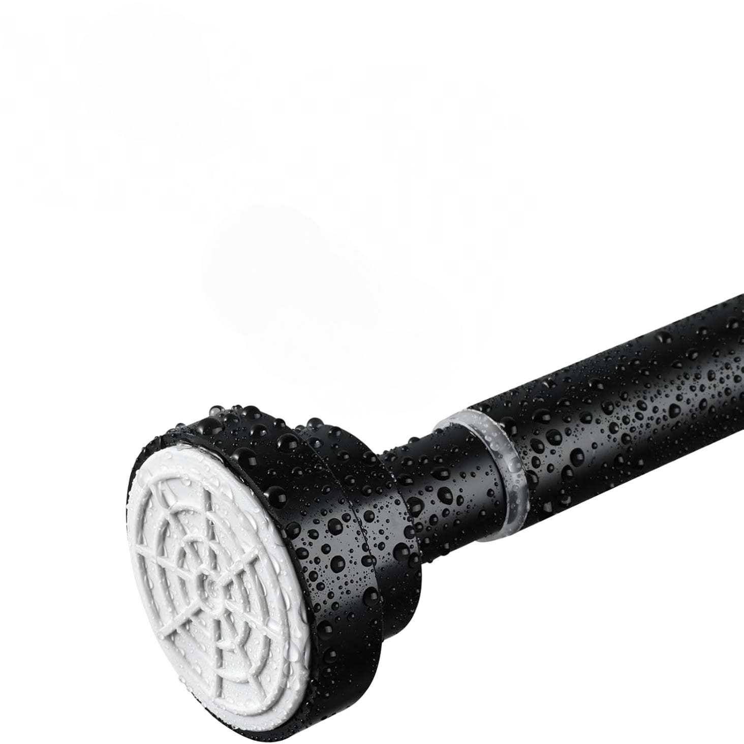 Asta Per Tenda Da Doccia Regolabile In Acciaio Inox, Nero, Da 106 A 182 Cm, A Tensione