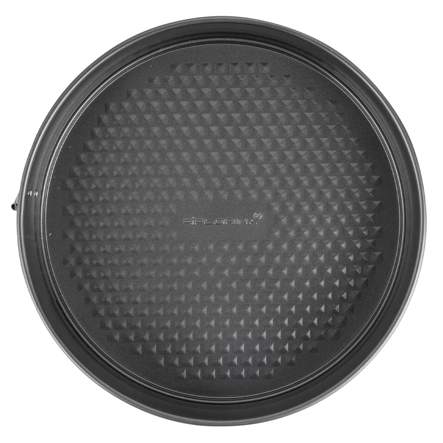 Florina Tortiera Apribile I Stampo Torta LIKORIS I Rivestimento Antiaderente I Acciaio al Carbonio I Stampo Rotondo per Torte I Coperchio con Maniglia - 2