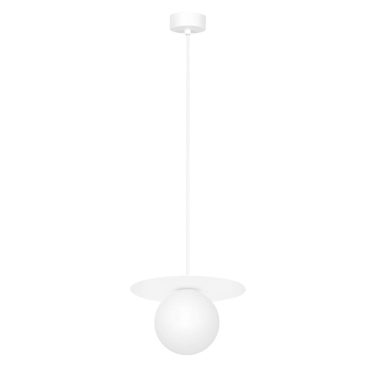 Lampa wisząca Robin biała 1xG9x10W wym: 95 x 18 x 18 cm metal Kaja
