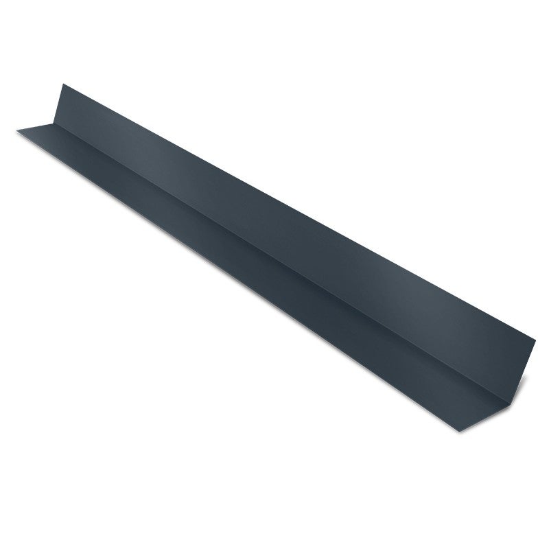 Faîtière Plate Contre Mur Acier Laqué Gris Anthracite RAL 7016 1000 mm Longueur - 2