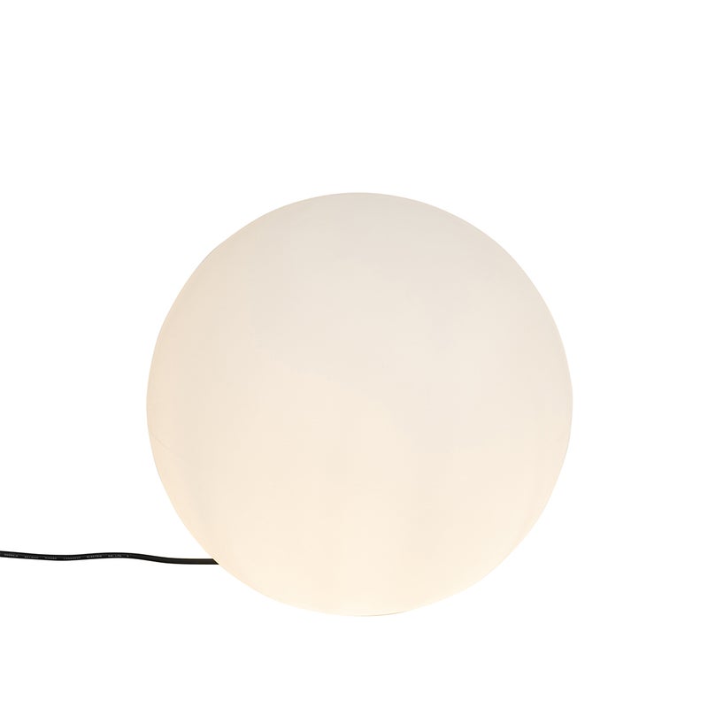 Nowoczesna lampa zewnętrzna biała 45 cm IP65 - Nura