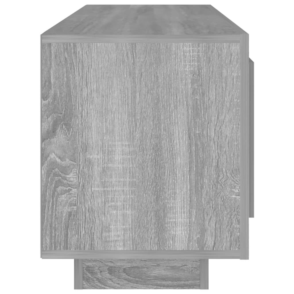 vidaXL Meuble TV sonoma gris 102x35x45 cm bois d'ingénierie - 5