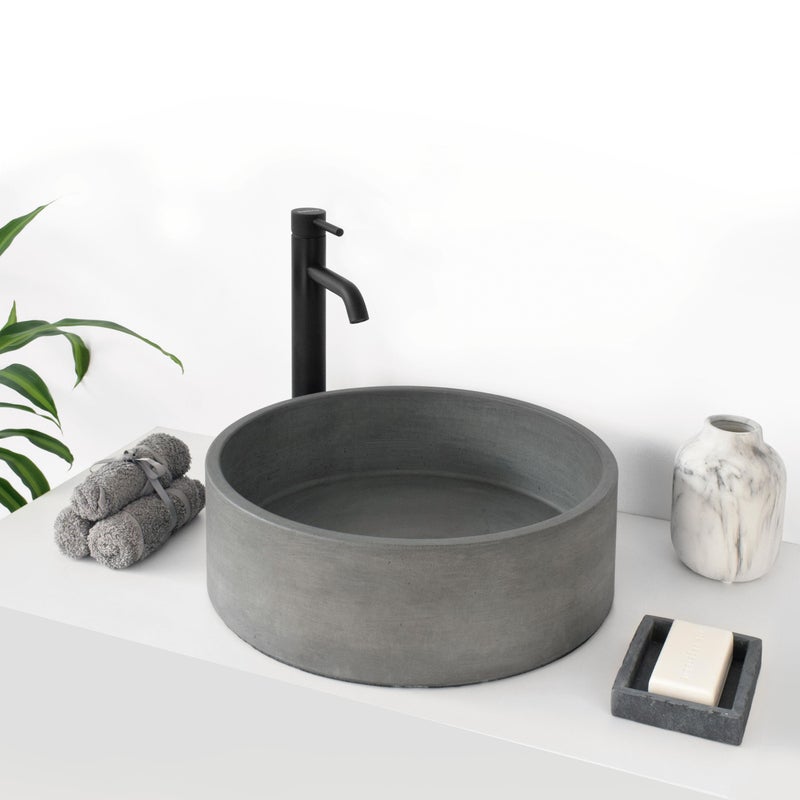 Umywalka nablatowa Salces satynowa 39x39x12 cm