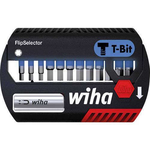Jeu dembouts SW 3, SW 4, SW 5, SW 6 Wiha 41825 Acier molybdène vanadium trempé 1 set