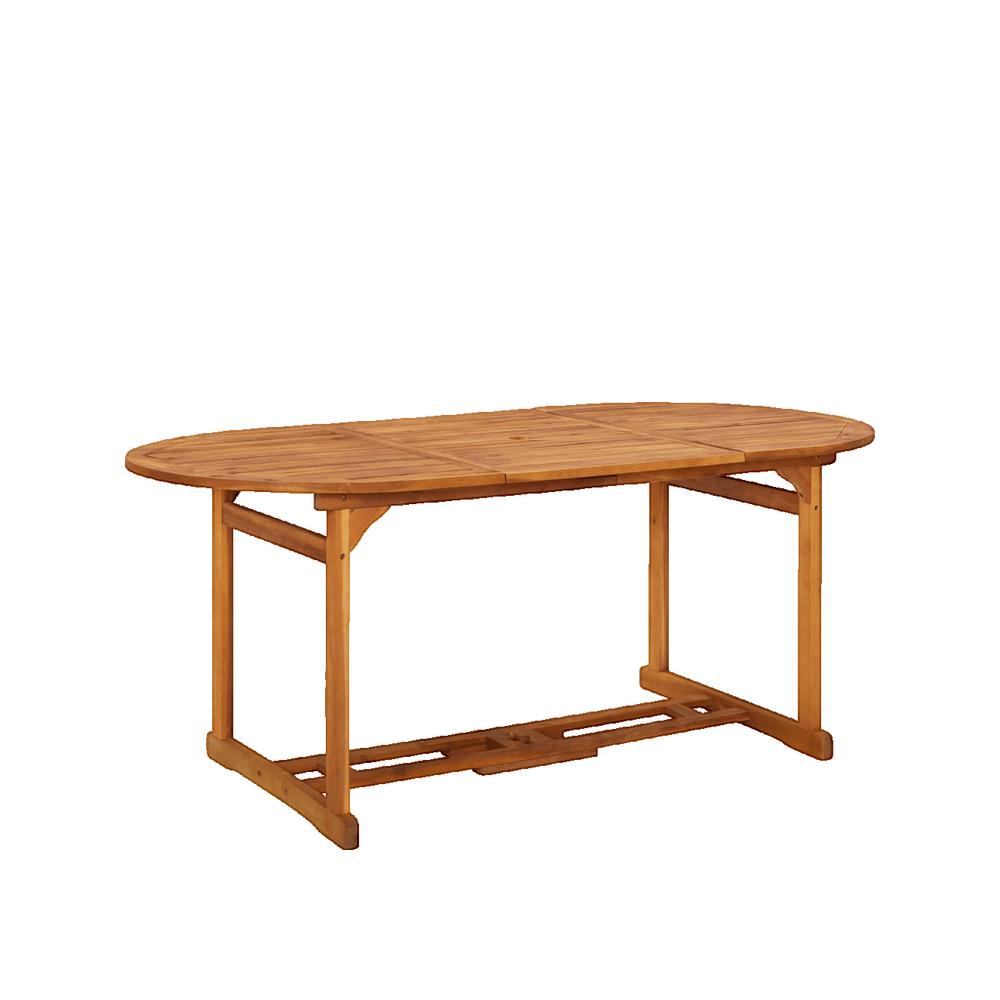 Stół ogrodowy vidaxl Lite drewno akacjowe 180x90x75 cm trwały