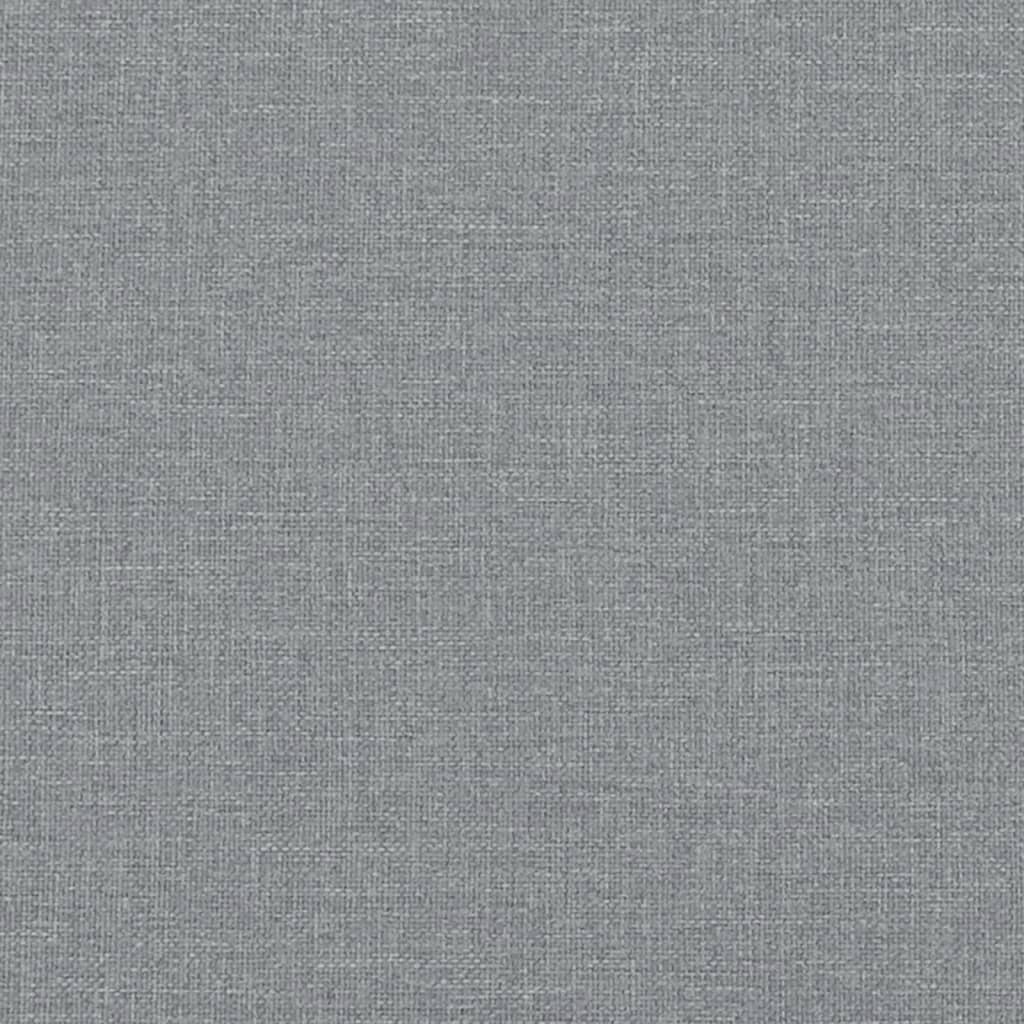 Maison Exclusive - Cadre de lit sans matelas gris clair 160x200 cm tissu - 8