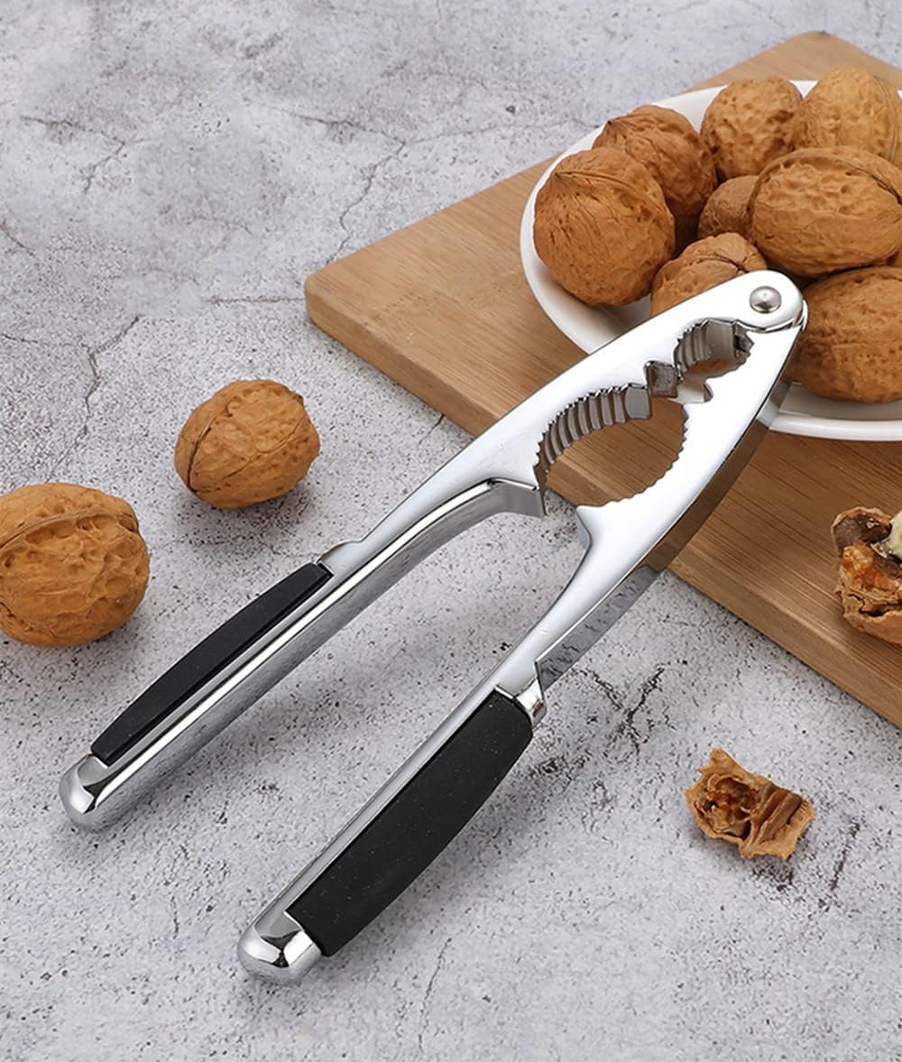 1 schiaccianoci in lega di zinco (16,5 x 4,2 cm) per noci, nocciole, mandorle, frutti di mare o altra frutta secca - 6