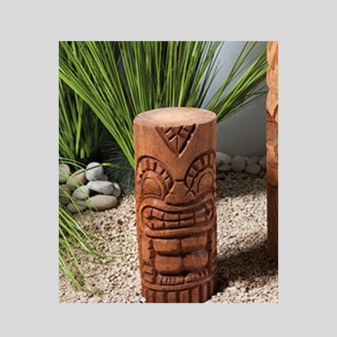 Statue Tiki Aro 100 cm - Brun 100 cm - 2