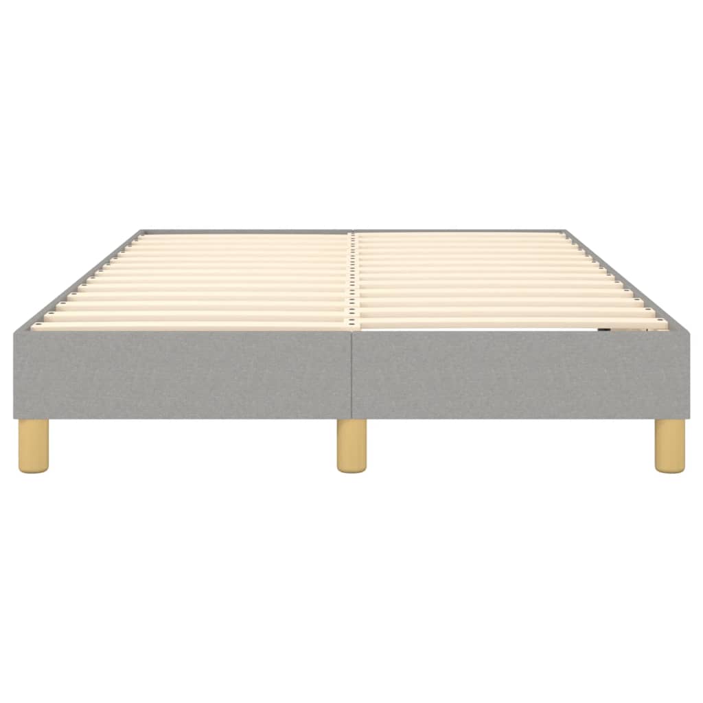 Estructura de cama con somier tela gris claro 120x200 cm vidaXL - 4