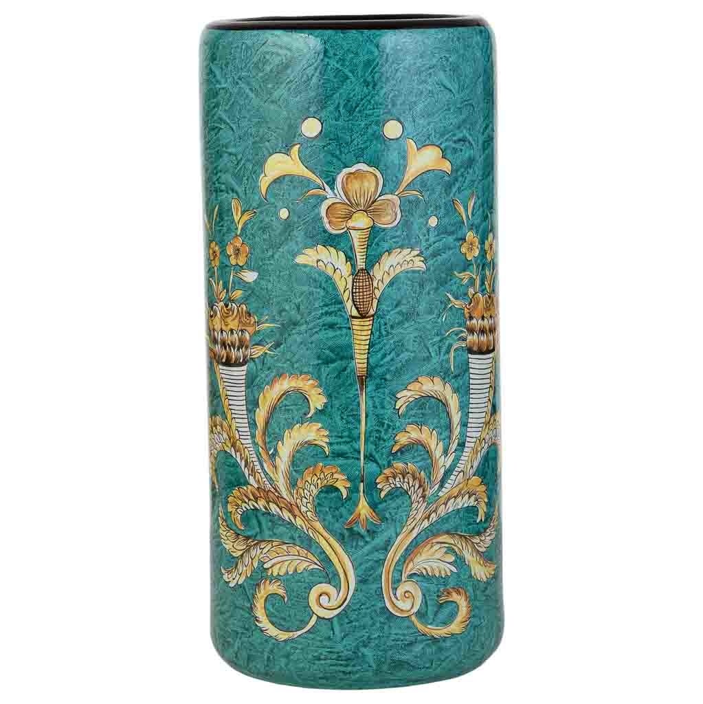 Porte-parapluie en céramique vert D22x45 - 2