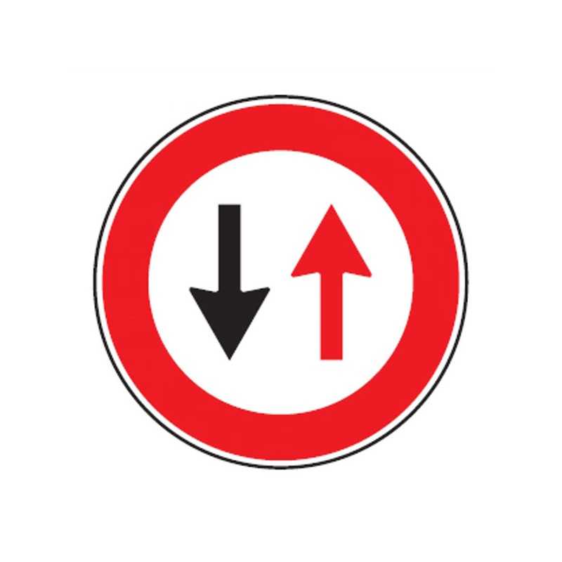 Panneau de signalisation Arrêt Direction Cédez le passage | Leroy Merlin