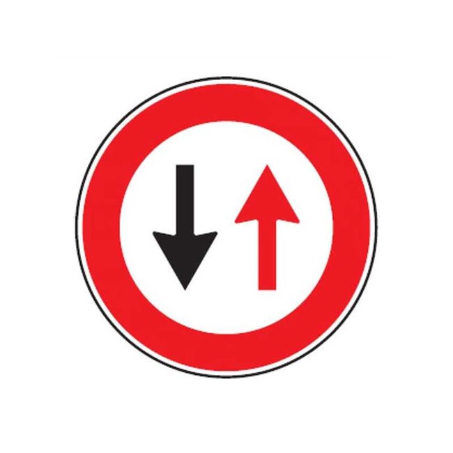 Panneau de signalisation Arrêt Direction Cédez le passage | Leroy Merlin