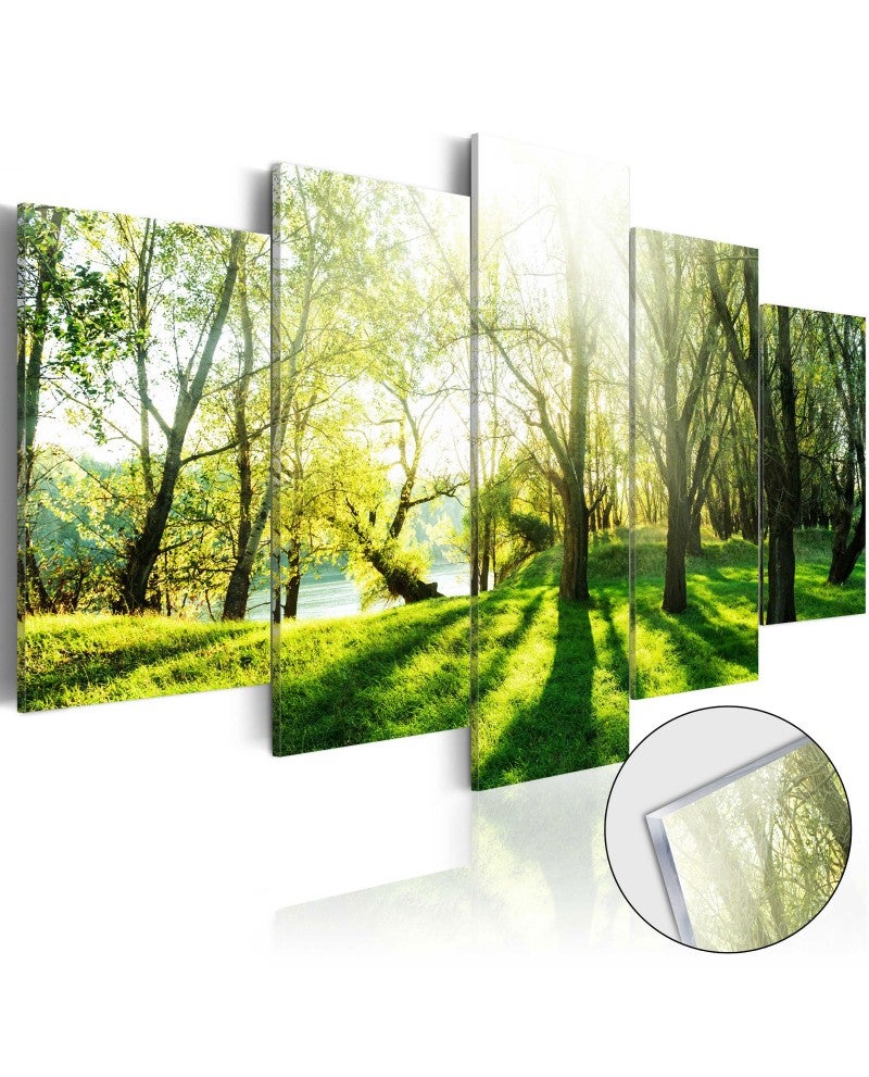 TABLEAU MURAL EN verre acrylique plexiglas mur en béton gris 100x60 cm EUR 105,00 - FR