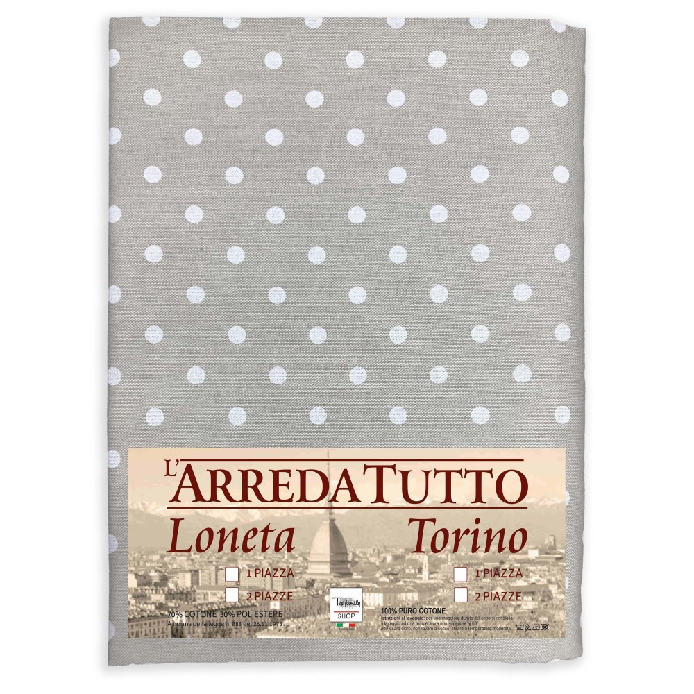 Toalla mueble copritutto gran bufanda colcha funda de sofá tela miros polka dots blanco 1 cuadrado