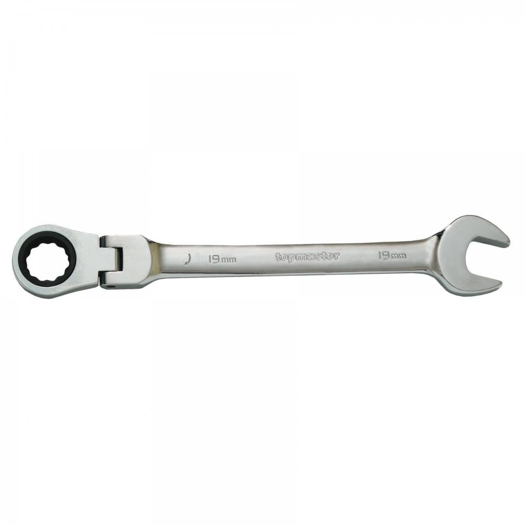 Cheie combinata cu clichet cap flexibil 19mm FLEX CR-V TMP