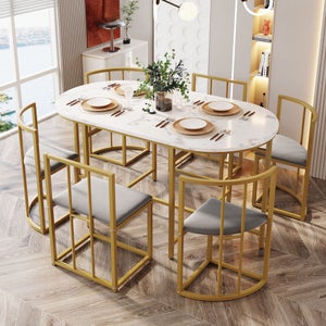 Tavolo Da Pranzo Rotondo 120 In Legno Colore Noce Olivier | Klast Home - 5