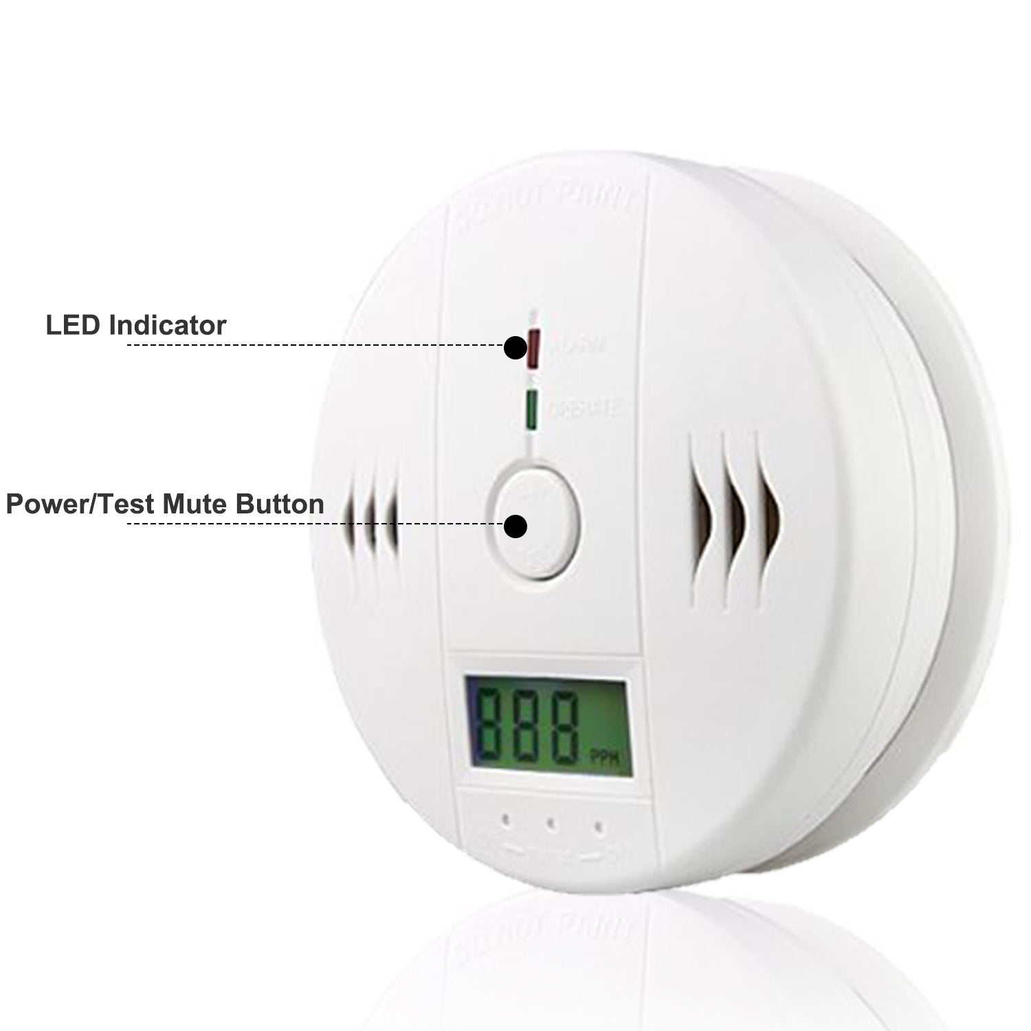 6x rilevatori di CO con sensore integrato: protegge dall'avvelenamento - 3