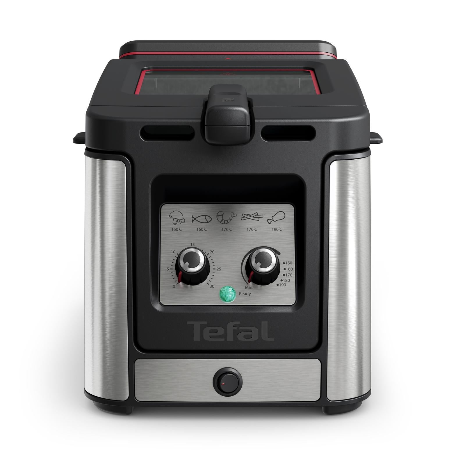 Freidora de Aceite Tefal Clear Duo FR600D de 3,5L y 2000W con Filtro de Carbón y Cuerpo de Acero Inoxidable para Cocina - Imagen 2
