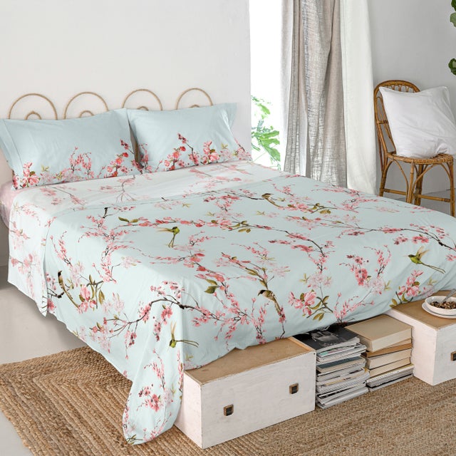 Chinoiserie Folha Cama 180/200 (260x270 cm)