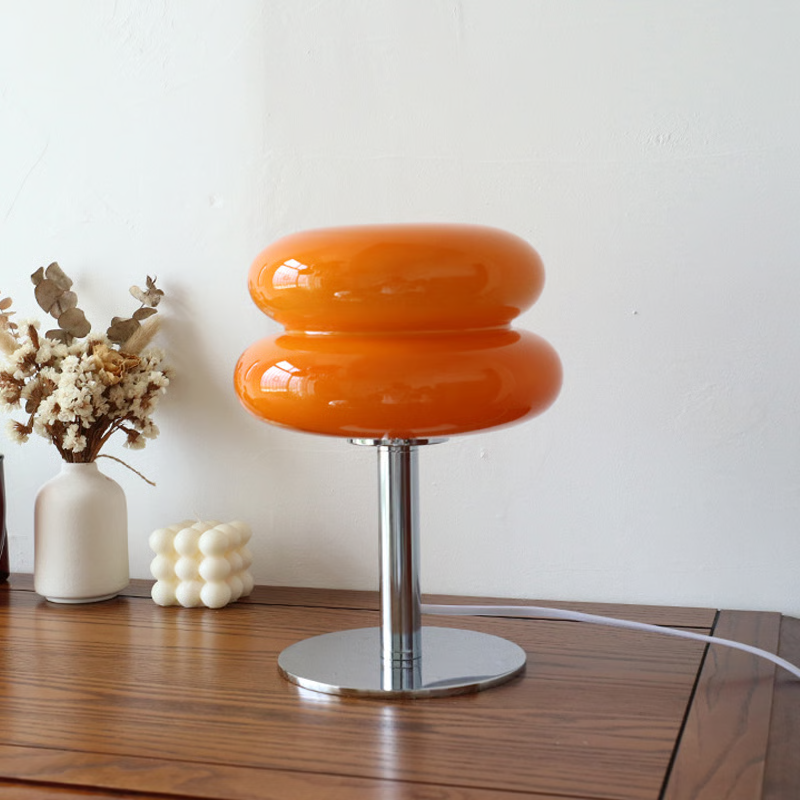 Lampe champignon vintage pour table de nuit, lampe de bureau moderne milieu du siècle, petite lampe de chevet rétro dimmable - 7