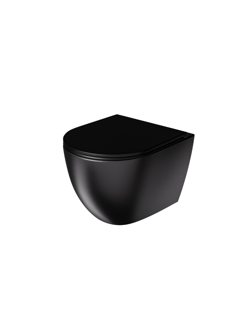 Miska WC Uptrend CANEO czarny mat, VORTEX 1 szt.