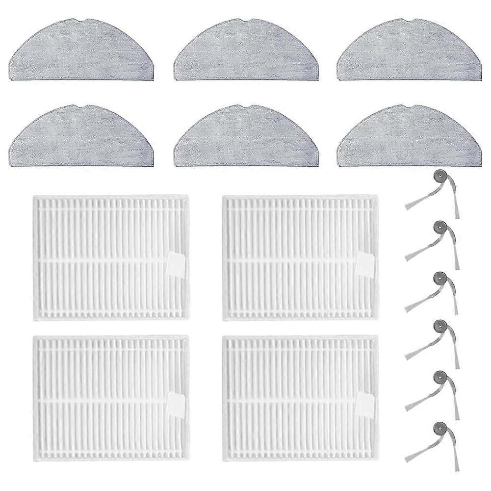 BaBuzom Kit d'accessoires pour Roborock Q7 M5 / Q7 L5 Aspirateur, 1 Brosse Principale, 6 Sacs à Poussière, 4 Filtre, 4 Serpillères, 6 Brosse Latérale BaBuzom Kit d'accessoires pour Roborock Q7 M5 / Q7 L5 Aspirateur, 1 Brosse Principale, 6 Sacs à Poussière, 4 Filtre, 4 Serpillères, 6 Brosse Latérale