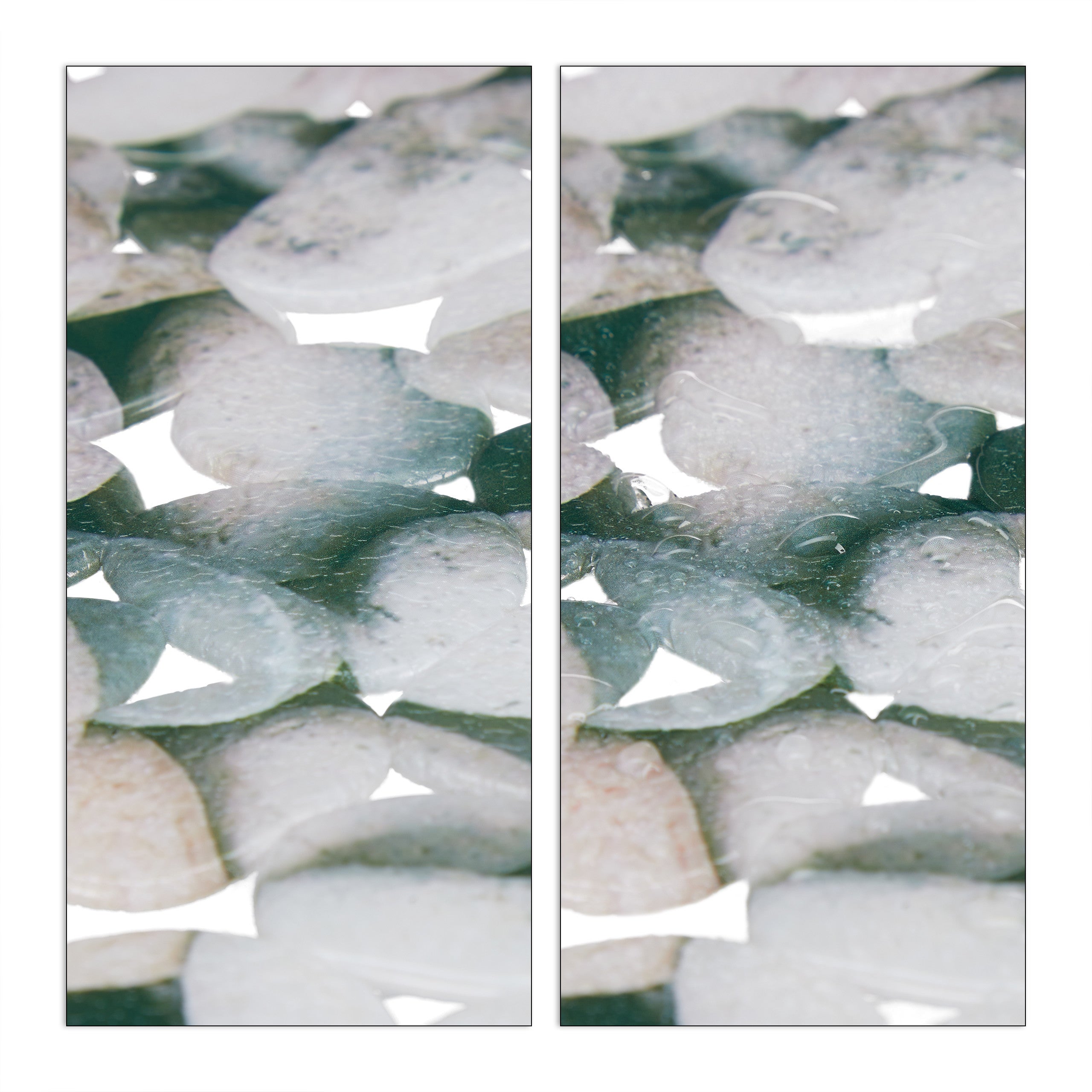 Tapis de bain pour baignoire aspect pierre antidérapant avec ventouses lavable 36 x 68 cm, Relaxdays - 6